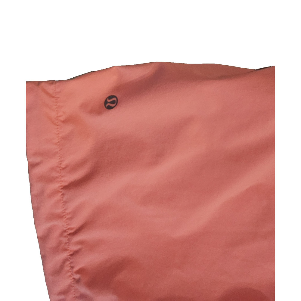 Lululemon Run Rise & Shine Jacket Bleached Coral Waterproof, Hooded, Zip Sz L - Picture 3 of 8